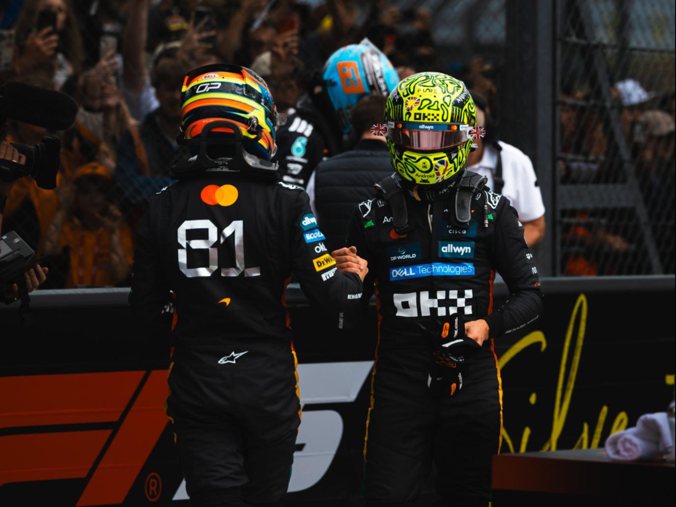 关于阿斯顿马丁翻盘红牛二队，诺里斯扛起全队的信息